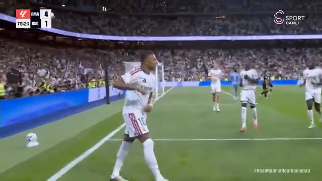 💥 MBAPPE HAT TRICK. 💥 REAL MADRID FORMASIYLA 100 GOL KATKISINA ULAŞTI. ⚽ 40' Mbappe ⚽ 60' Mbappe ⚽ 80' Mbappe 📲 Sporun Ev Sahibi S Sport Plus! 𝗔𝗥𝗘𝗡𝗔𝗬𝗟 koduyla indirimli izle 🎉 👉 #işbirliği S Sport Plus