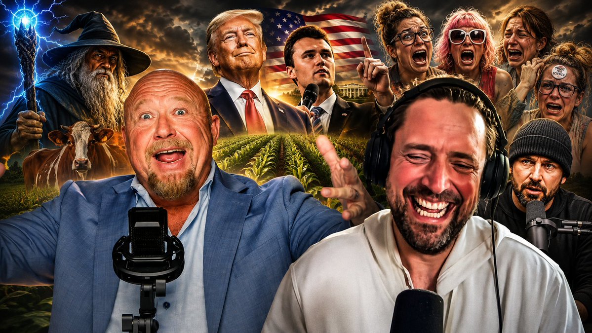 ⚡Should This Interview Be Banned From The Internet?!⚡ Topics Covered: ➤Defining A Wizard & Breaking Their Spell ➤What Comes Next In A Post-Trump World ➤The Globalists Building Their Own Prison ➤Investigating The Charlie Kirk Assassination Cover-Up ➤How Toil-Maxxing Gets You High ➤Why Infighting Is Natural & Good ➤The Rise Of Insanity In White Liberal Women & MUCH MORE! Alex Jones Interviews Controversial Wizard Killer Owen Benjamin Concerning The Global Mass Awakening, And The Elites' Desperate Plan To Collapse Civilization & Depopulate The Earth! THIS IS A MUST-WATCH/SHARE DISCUSSION! Owen Benjamin 🐻 Alex Jones Network