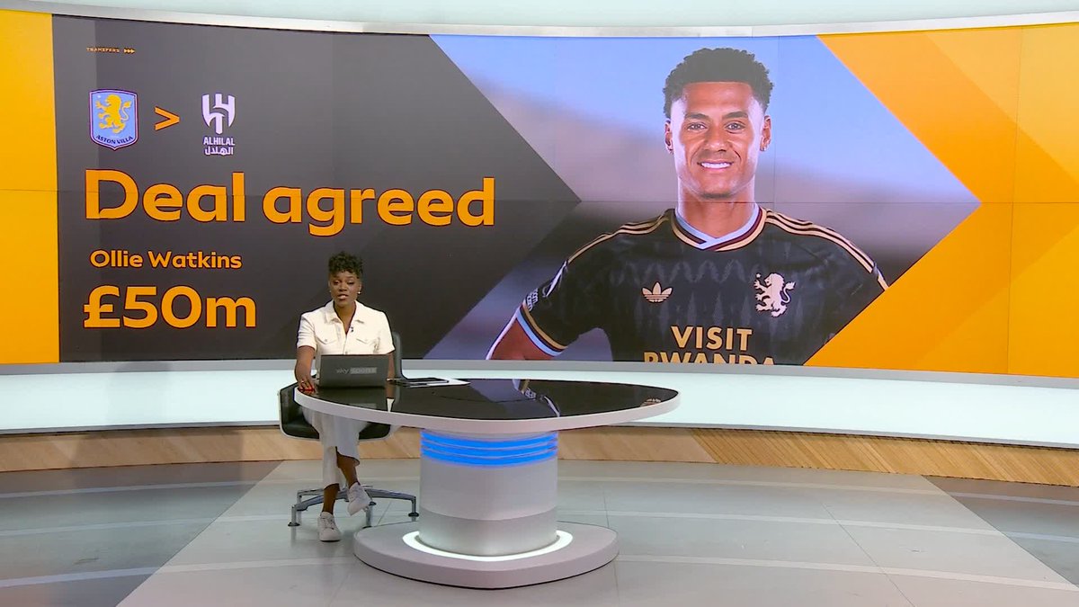 Aston Villa have agreed a deal to sell Ollie Watkins to Al Hilal, and are set to replace him with Chelsea forward Nicolas Jackson 🚨