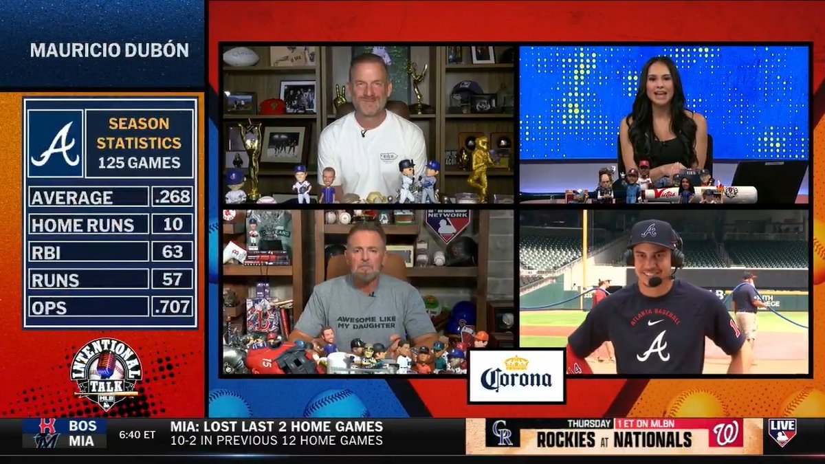 Mauricio Dubón has an .898 OPS over his last seven games! 📈 The Atlanta Braves outfielder talks about his technique at the plate and learning baseball from his older brother and father in Honduras. MLB Network + Corona USA