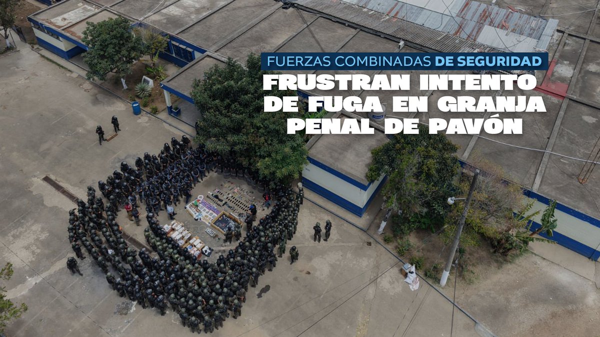 Gracias a la inteligencia, coordinación y firmeza, dimos un duro golpe al crimen organizado y frenamos el intento de construcción de un túnel, dentro de Pavón. Con estas acciones estamos recuperando el control de los centros penitenciarios.
