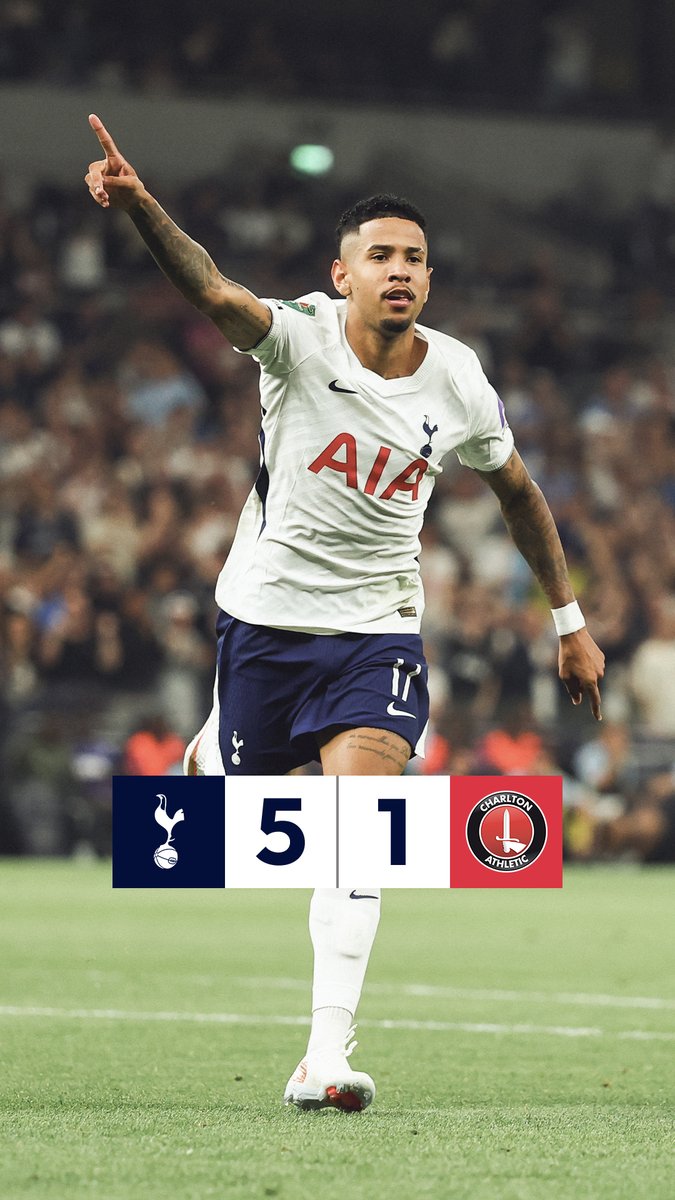 Sávio scores on debut 🇧🇷 Danso's maiden strike 🎯 Spurs into Round Three 🏆 Highlights: Spurs 5-1 Charlton 🍿