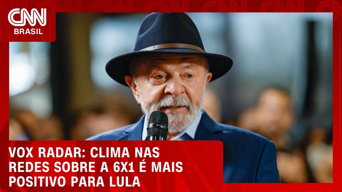 Clima nas redes sobre a 6x1 é mais positivo para Lula; assista #HoraH