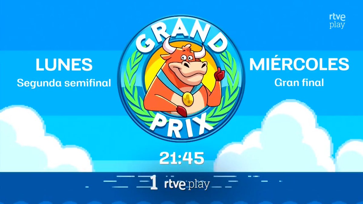 ¡La semana que viene se decide TODO en el Grand Prix del Verano! (Grand Prix del Verano) 🐮💥 ✨Lunes 31 de agosto: Segunda Semifinal ✨ Miércoles 2 de septiembre: ¡La GRAN FINAL! ⏰ A las 21:45 h en La 1 ¡No te lo pierdas! 🙌 #GrandPrixTVE