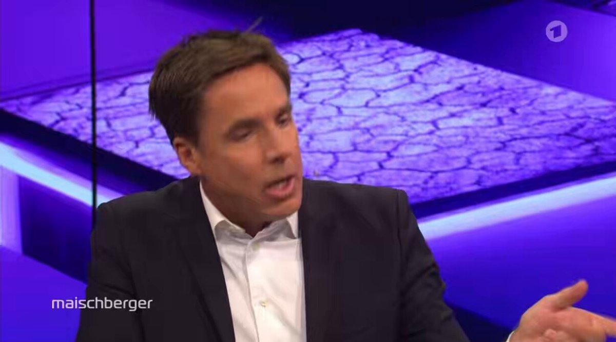 Komplettes Delirium: Politikwissenschaftler Markus Feldenkirchen fordert bei #Maischberger das Grundgesetz für die grüne Klimalüge zu ändern: 10.000 Menschen seien in der ersten Juniwoche an Hitze gestorben, und um das künftig zu verhindern, brauche es mehr Befugnisse für den Bund und „mehr Schatten und Begrünung“. So sollen Innenstädte vorm „aufglühen“ geschützt werden. Irre. Warum werden solche Leute eingeladen? Warum werden wir gezwungen, für solchen Wahn zu zahlen?