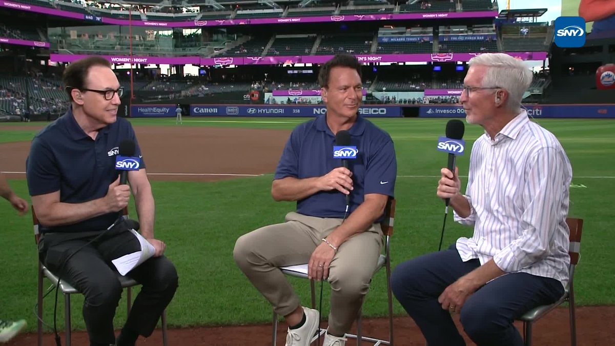Mike Breen says it's a "bucket list" moment for him to be in the booth for part of tonight's Mets game: "I love that booth. It's one of the great booths of all-time."