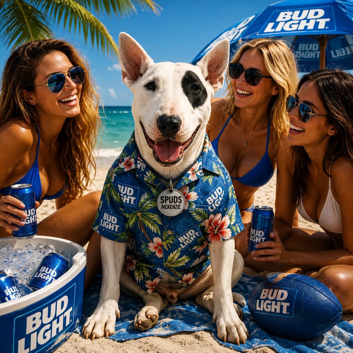 Bud Light had the greatest beer salesman in America… and he had four legs. On National Dog Day, here’s to Spuds MacKenzie—the dog who understood advertising better than most corporations do today. BIG MISTAKE trading Spuds for Dylan Mulvaney. Cold beer. Beautiful beaches. Good-looking people. Everybody having a blast. And Spuds sitting in the middle of it all like he owned the place. Bud Light, sometimes the answer really is that simple: If it ain’t broke, don’t fix it. Bring back Spuds.
