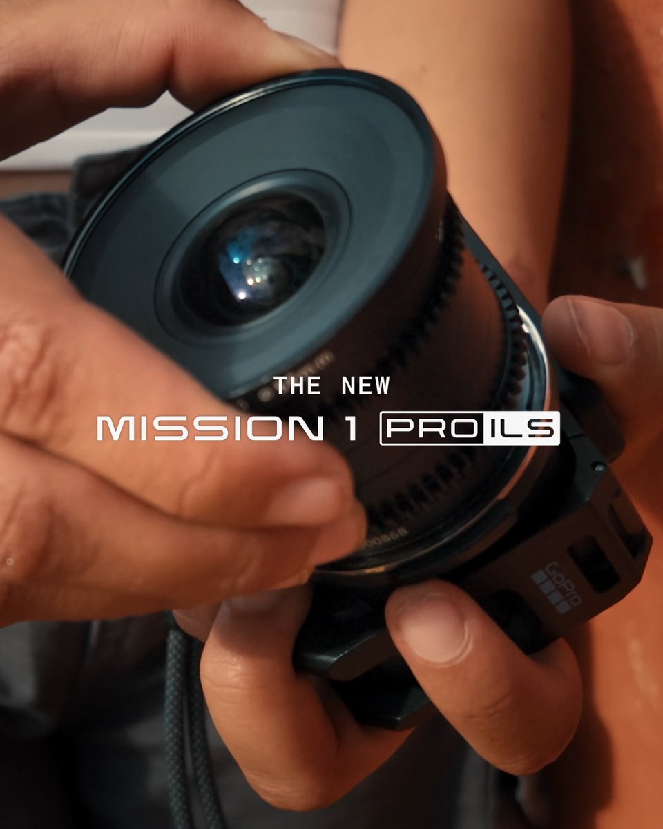 #GoProMISSION1 PRO ILS、ついに登場 🎥 世界最小のミラーレスシネマカメラに、マイクロフォーサーズマウント。8Kオープンゲート、1インチ Quad Bayer センサー。 予約受付中・送料無料。年間GoProサブスク会員は¥16,000オフ。9月2日より発送。 👉