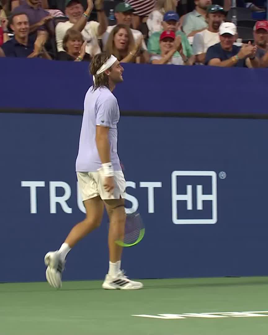 Bringing the Lolz tonight 🤩 Winston-Salem Open