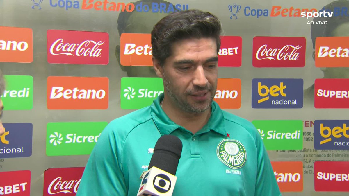 Na chegada ao estádio, Abel Ferreira falou sobre as mudanças na equipe, com a saída de Allan. #Futebol #CopaDoBrasil #Palmeiras #Santos