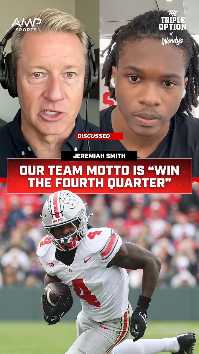 Jeremiah Smith revealed to us the Buckeyes' focus during the offseason on the The Triple Option Wendy’s #WendysPartner