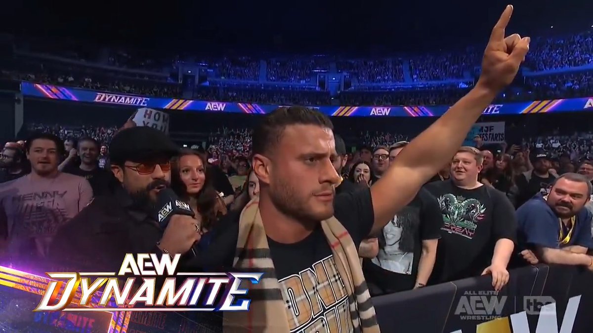 “In the States that’s about a 4, but here in Scotland that’s a 10.” — MJF 😭😭 #AEWDynamite