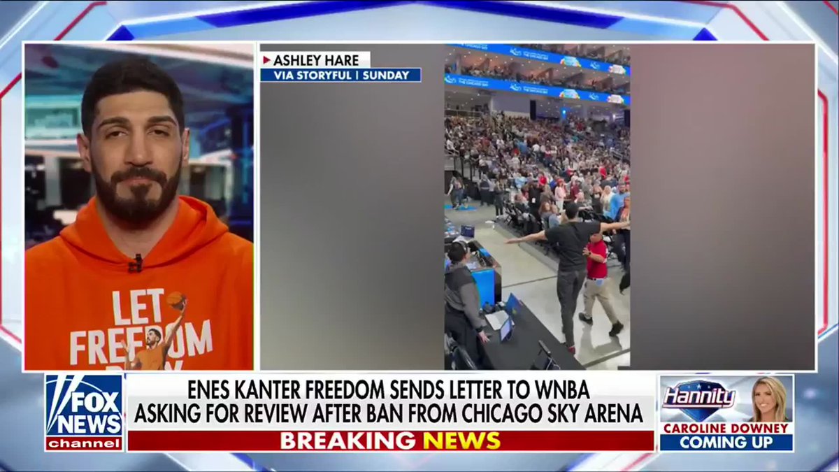 "It's fake news." Enes Kanter Freedom pushes back after Sean Hannity 🇺🇸 asks him about reports that he is not eligible for the WNBA draft. Freedom declared for the draft after identifying as a woman, arguing he's simply following the league's rules as he continues speaking out about protecting women's sports. The ex-NBA player also said if the WNBA added a clear rule that only biological women could play in the league, he would immediately withdraw from the draft.