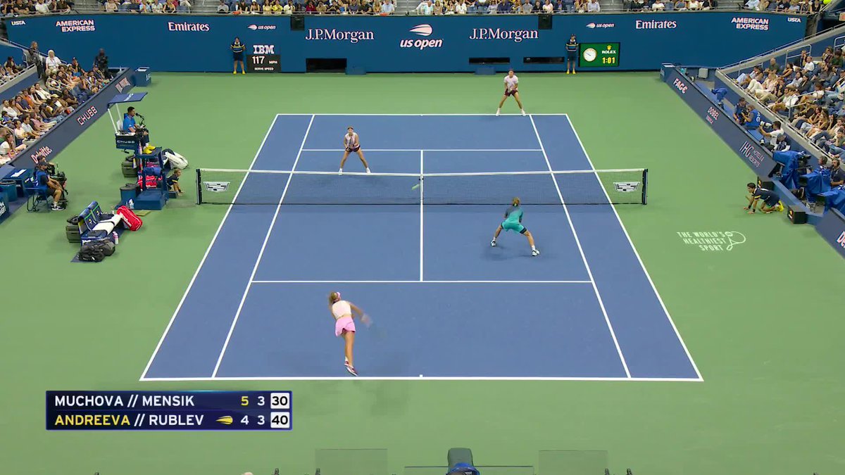 Rublev and Andreeva are closing in on forcing a match tiebreak!