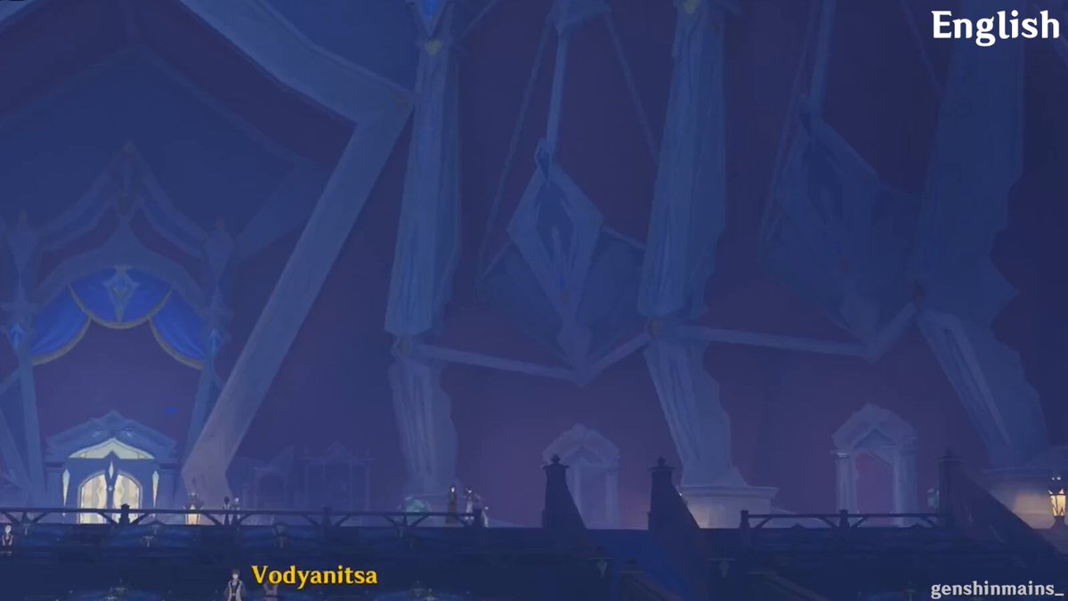 Vodyanitsa Tick-tock~ tick-tock~ tick-tock~ in 4 languages🎶 This is the cutest thing you will hear today. #Vodyanitsa #Snezhnaya #GenshinImpact