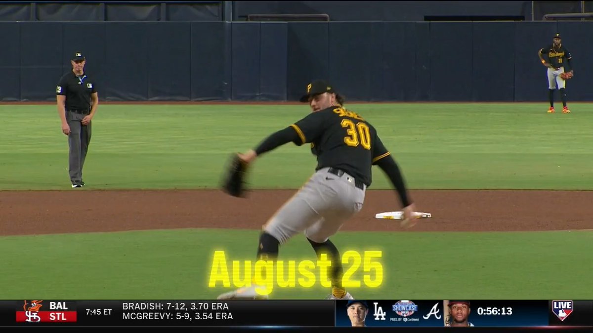 Paul Skenes flashed a return to form last night, with six shutout innings for the first time since May 🔒 Harold and Dan Plesac weigh in on what they saw in the encouraging outing. #MLBTonight