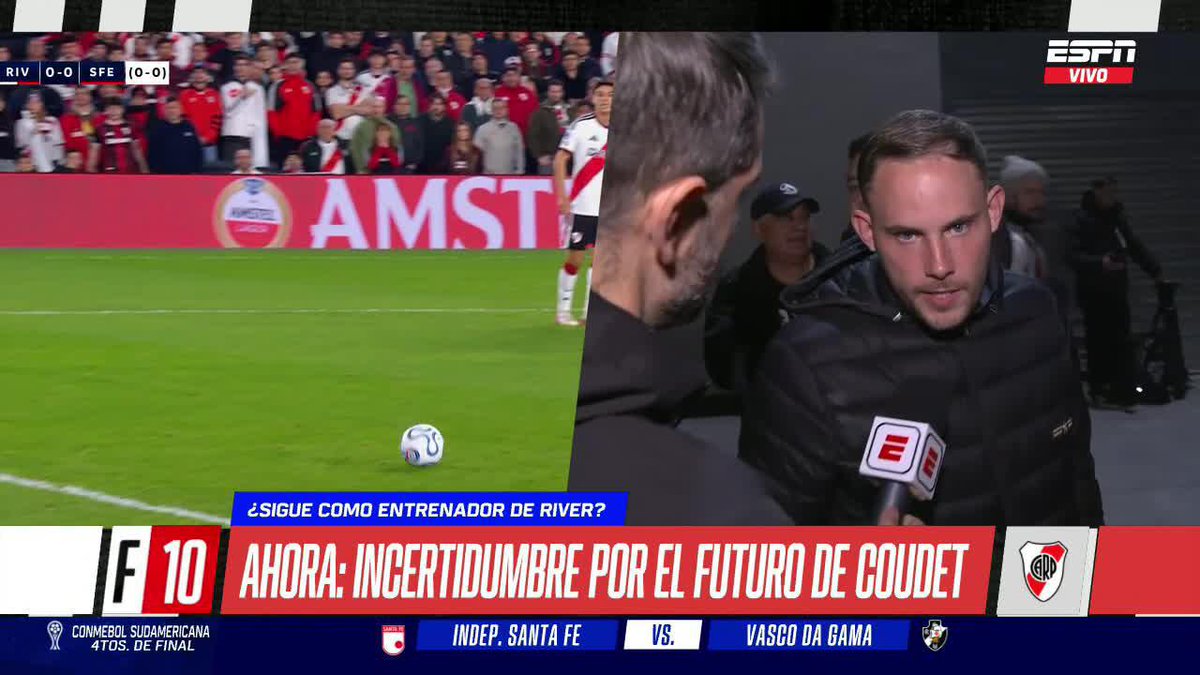 ⚪🔴⚪ EL ENOJO DE LOS HINCHAS DE RIVER Así fue la salida del Monumental tras la eliminación de la 🏆 CONMEBOL #Sudamericana. ▶️ Mirá #ESPNF10 en el Plan Premium de #DisneyPlus
