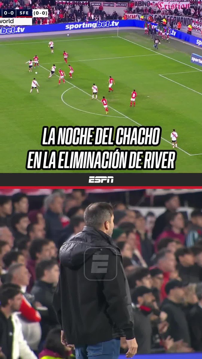 ❌ ¿LA ÚLTIMA NOCHE? River se quedó afuera de la 🏆 CONMEBOL #Sudamericana frente a Independiente Santa Fe y así lo vivió el Chacho Coudet.