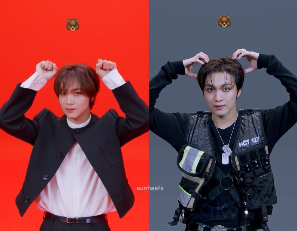 the difference 😭😭😭😆😆😆🤏🏻🤏🏻🤏🏻 haechanie donghyuckie