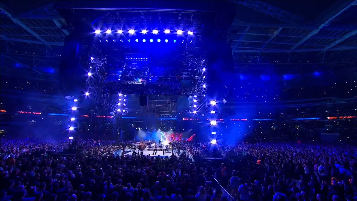 3 years ago today at ALL IN, Will Ospreay came across as the biggest megastar in the world. Not even employed by AEW yet and got this marvelous ELEVATED entrance with piano intro &amp; fireworks on top of Wembley Stadium.