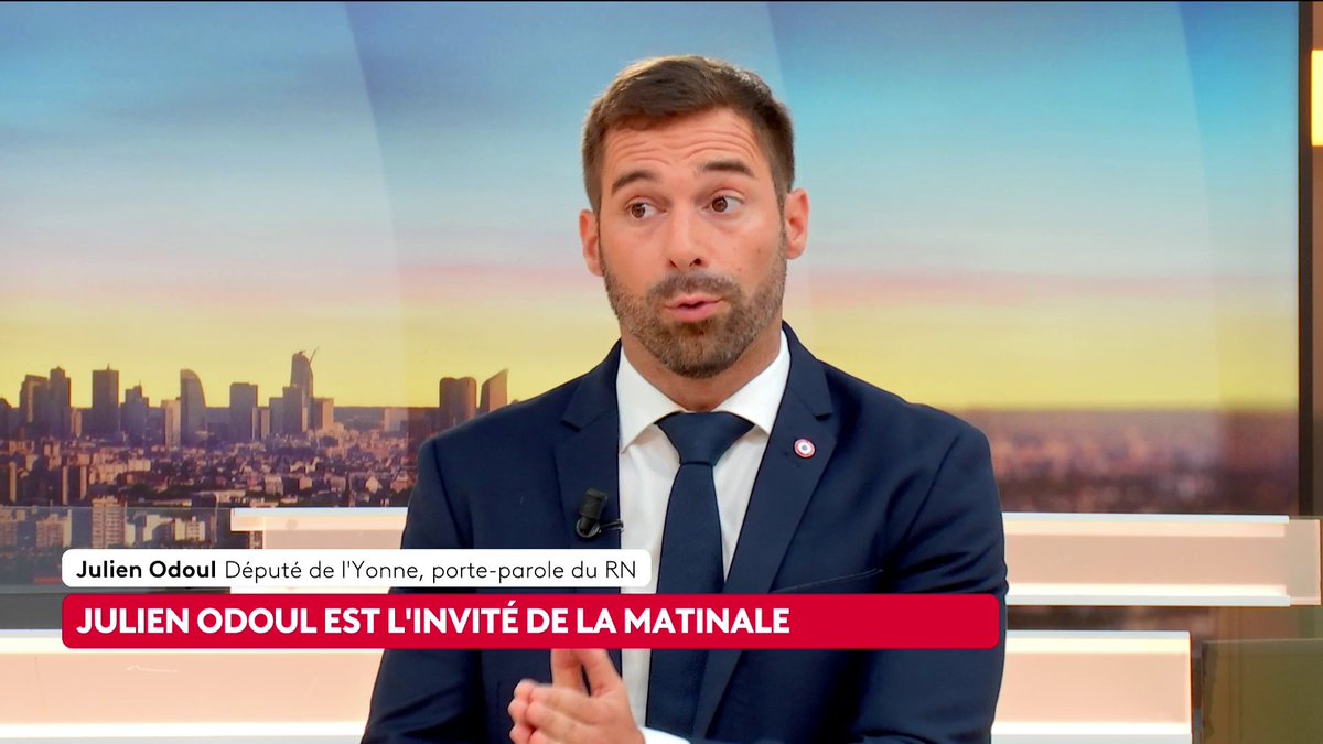🔴🗣 "Jean-Luc Mélenchon est le candidat du fascisme", affirme Julien Odoul, député et porte-parole du RN, qui appelle à ce que le candidat LFI à la présidentielle "redevienne un candidat résiduel". #canal16