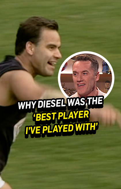 "He was the best player I played with". Anthony Koutoufides signs Greg Williams' praises while Diesel watches his own highlights 👑 #TheFrontBar | Wednesday | 8.30pm AEST 📺