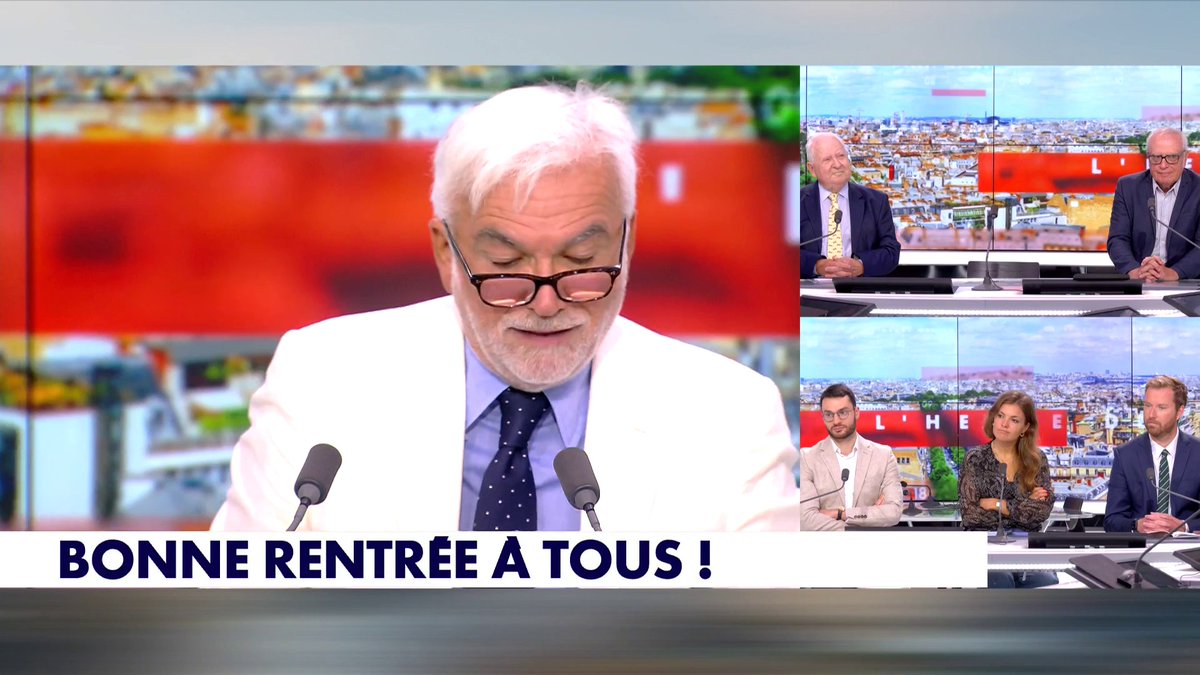 C’est la rentrée de Pascal Praud en forme, en très très grande forme 😄