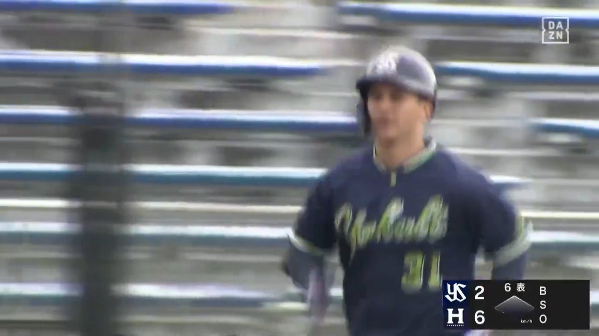 夢の弾道 モイセエフ ポール直撃弾 ストレートを豪快に振り抜いた ⚾️ハヤテ×ヤクルト(ファーム) #イージースポーツ #swallows #だったらDAZN