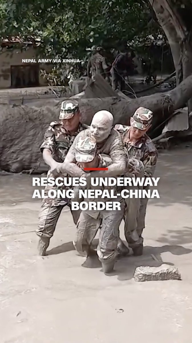 Rescuers are relying on helicopters to reach survivors stranded by flash floods along the Nepal-China border, where most major roads and bridges have been destroyed. The number of people listed as missing in both Nepal and China has risen to over 1,300 people. Follow live updates: