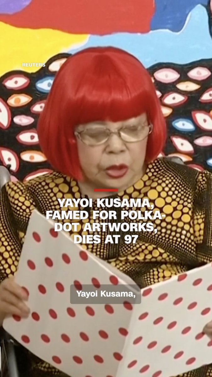 Japanese artist Yayoi Kusama, famed for her polka-dot paintings, pumpkin sculptures and “Infinity Mirror Rooms,” was one of the world's most celebrated and best-selling artists. She passed away earlier this month, according to a statement on the artist’s official website. Read more: