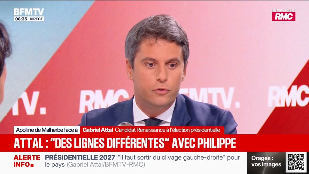 Notre système est à bout de souffle. Je ne suis pas candidat pour proposer de modifier tel paramètre ou tel autre, je suis candidat pour transformer en profondeur notre modèle économique, social, éducatif et institutionnel.