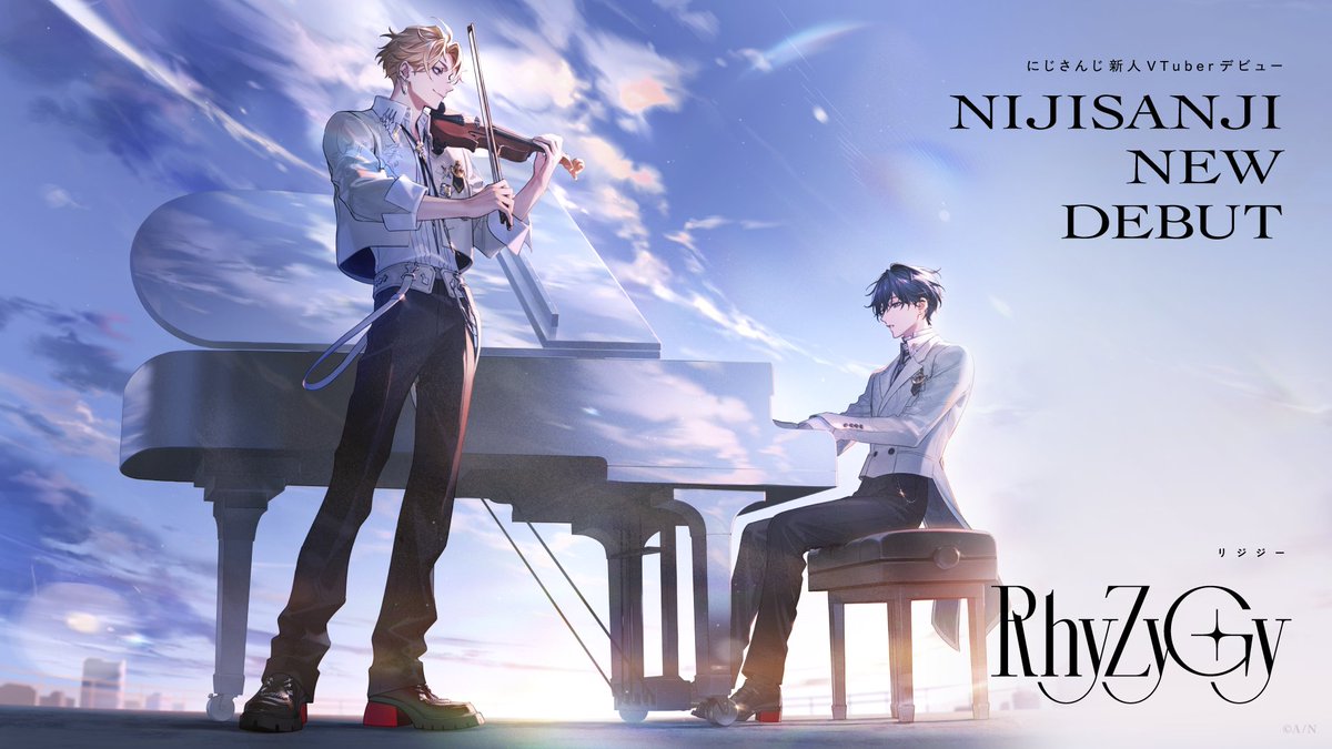 ╔═══════🎵═══════╗ #にじさんじ から 2名がライバーデビュー! ╚═══════🎵═══════╝ 重なり合う二人の旋律、世界を繋ぐ一つの軌道。 "RhyZyGy(リジジー)" デビュー ▼詳細 #にじさんじデビュー #RhyZyGy #リジジー
