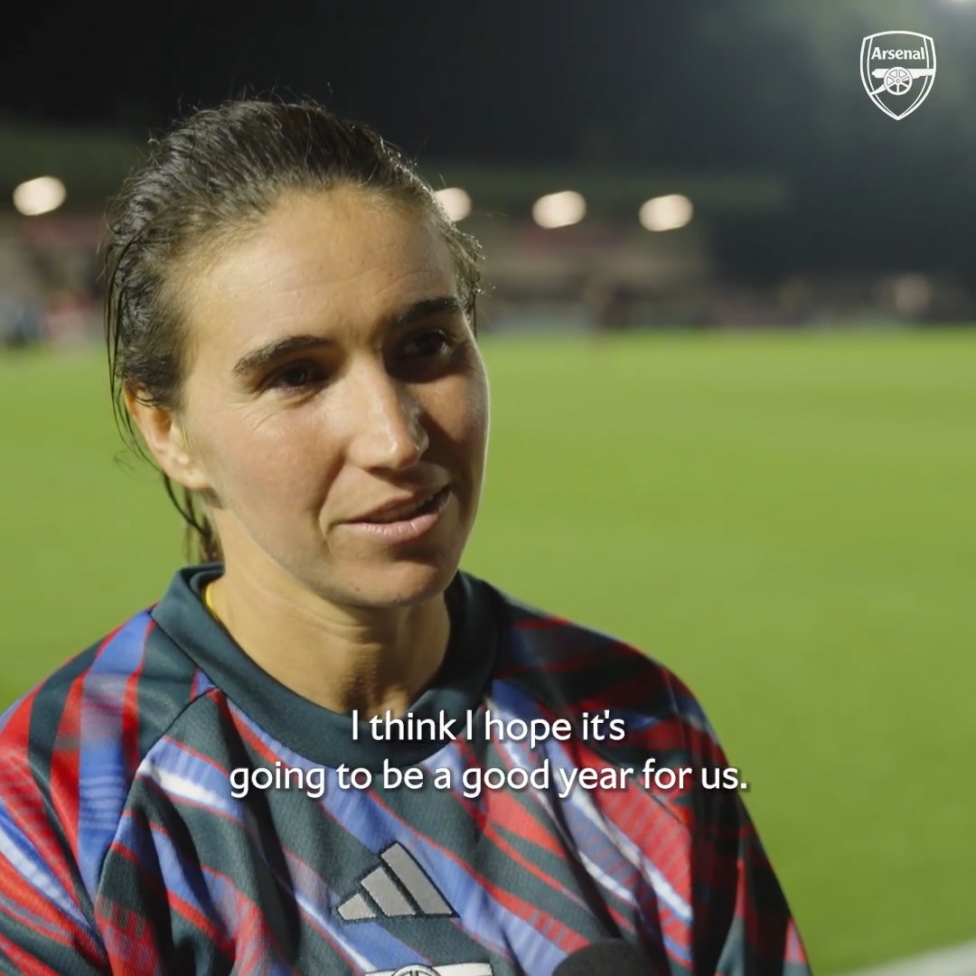 💬 “What we can promise [our supporters] is that we will work hard and try our best. Hopefully, we can bring trophies home.” Mariona shares her hopes for upcoming season 👇