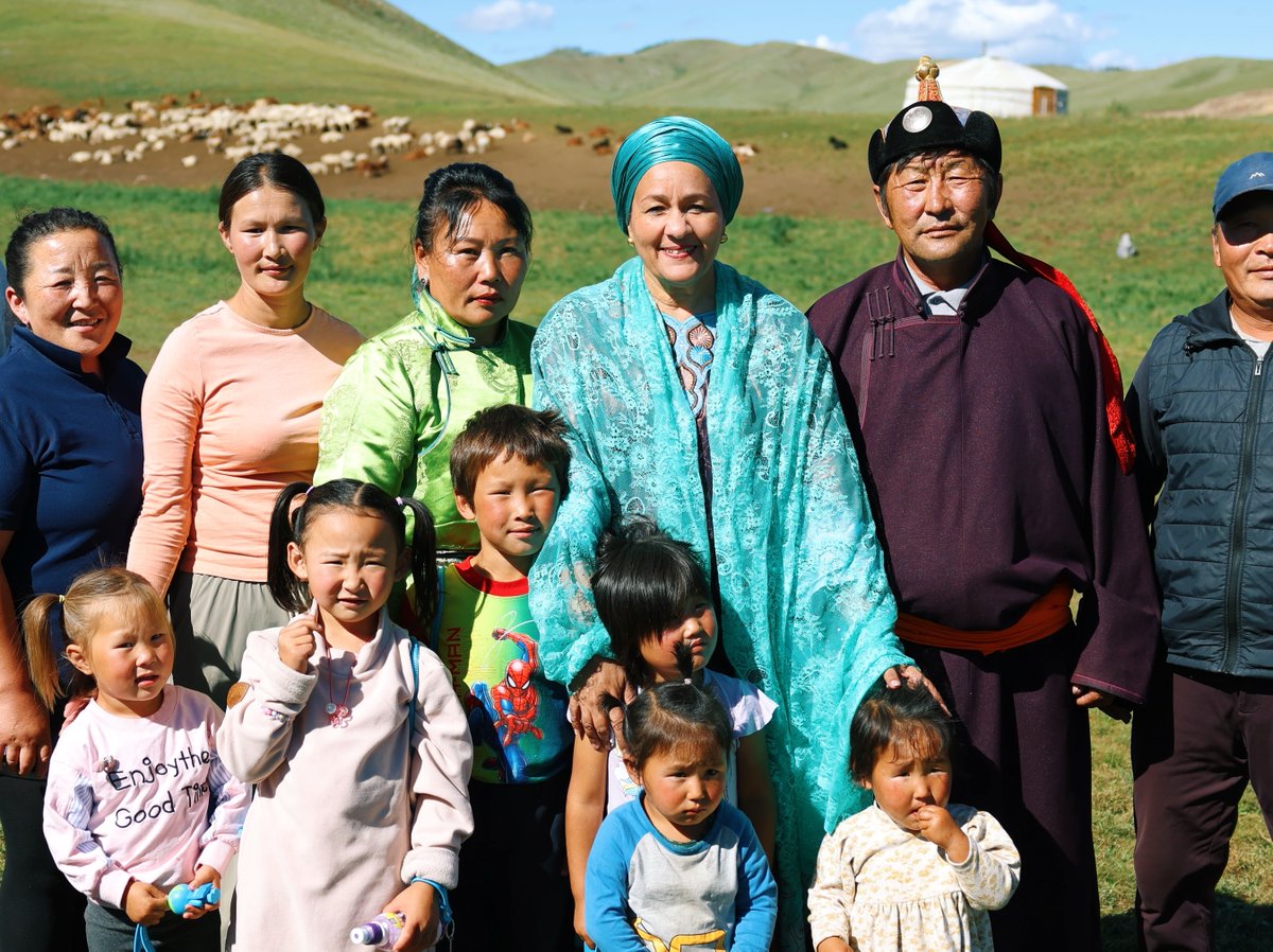 Across Mongolia, herder families are on the front lines of land degradation, water scarcity and climate change. Rangelands are more than landscapes. They are the foundation of livelihoods, culture and generations of traditional knowledge. Protecting and restoring them is essential to securing the future of the millions who depend on them. #COP17Mongolia