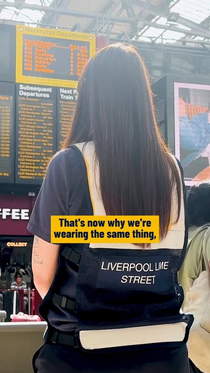 🟡 Say hello to yellow. 👋 Station staff at Leeds, Liverpool Lime Street and Manchester Piccadilly stations are now wearing yellow vests. This makes them easier to find when you need help, directions or support: 👉 #StationUniform #StationStaff