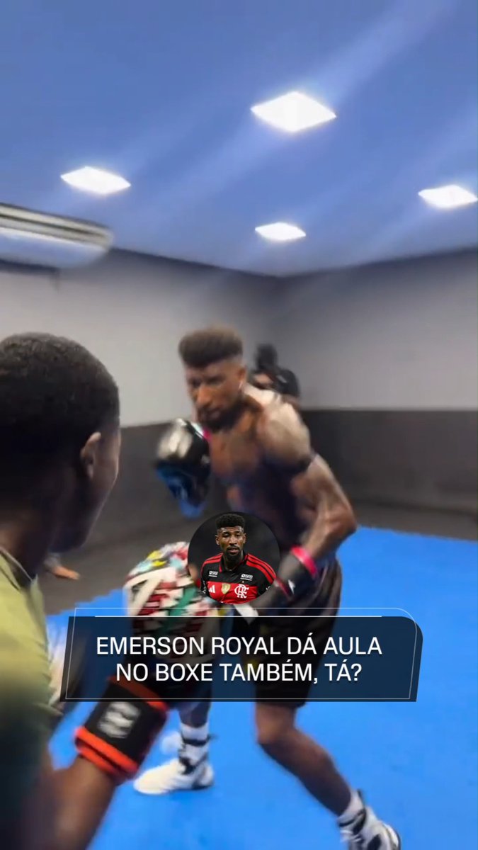 Emerson Royal dá aula em todos os esportes, que isso! 🥊🔥 📹 Instagram/negozara_oficial e danilomotoserra #FutebolNaESPN #ESPNKnockOut #EmersonRoyal #Flamengo