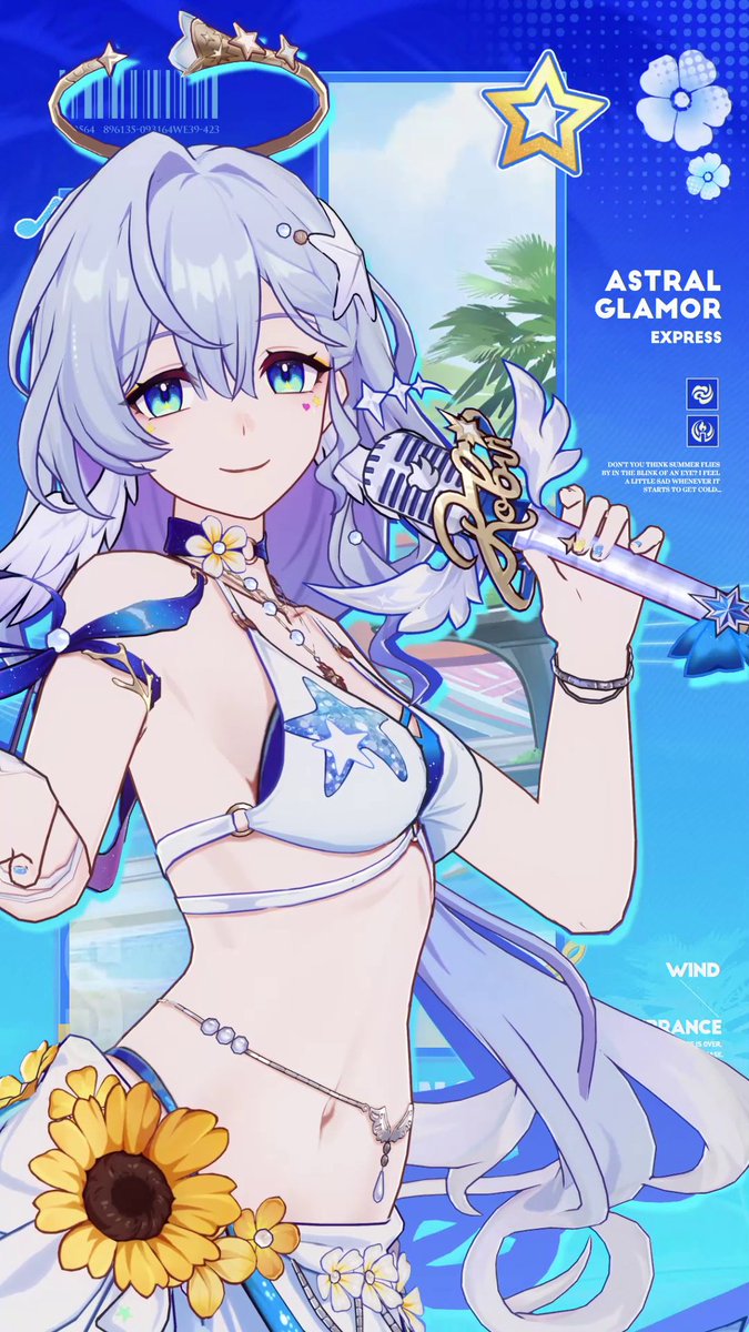 Astral Glamor | Robin • Summeretto "Listen to the tremors of freedom in your heart." #HonkaiStarRail #StarRail #RobinSummeretto