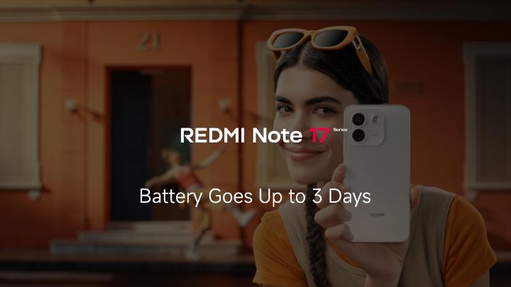 Three three three days later and we're still hooked. Three days, one charge, and the REDMI Note 17 Series just keeps going. Titan Power, Go Max.