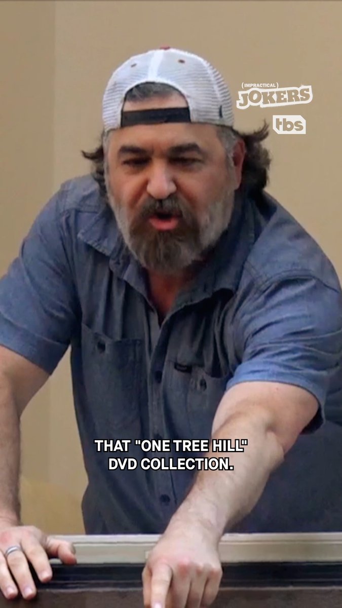 I mean I couldn't part with One Tree Hill either 😅. Catch up on the season and watching an all-new #ImpracticalJokers Thursdays at 10/9c on TBS.