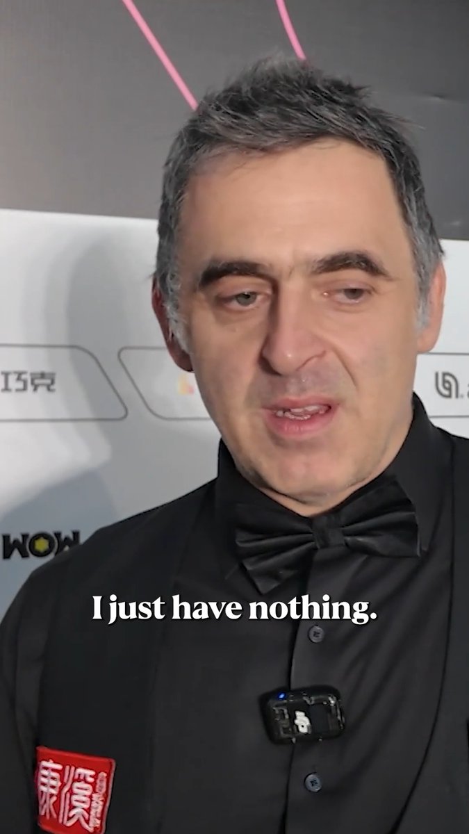 Ronnie O'Sullivan is determined to cure his snooker "disease" 🤒
