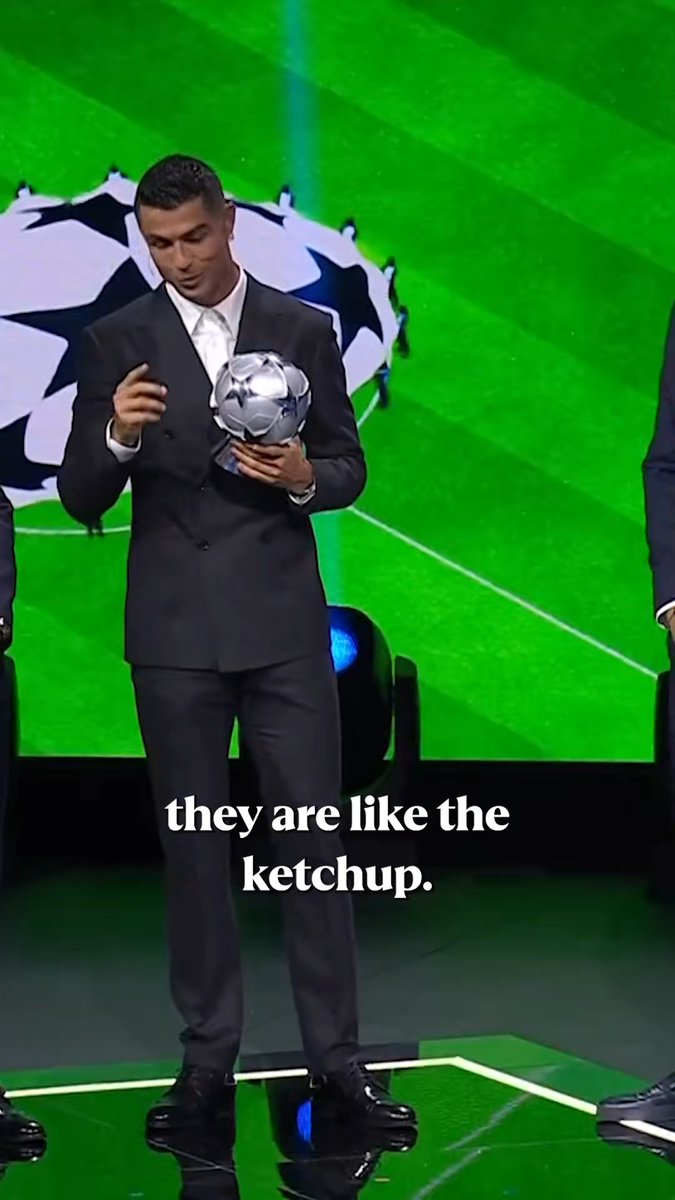 Iconic line from Ronaldo 🍅⚽️ #UCLdraw