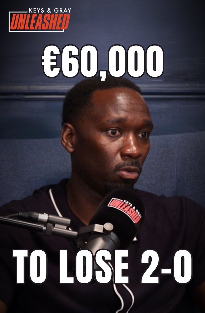 💶"€60,000. A duffel bag. And a simple ask: lose tomorrow." At 19, former pro footballer Moses Swaibu was offered a fortune to fix a match. His story, on this today’s episode of Keys &amp; Gray Unleashed. Dropping soon! #keysgrayunleashed #matchfixing #football Richard Keys