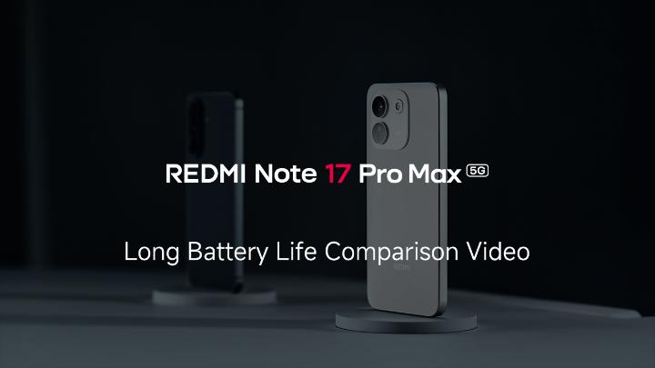Two of theirs. One of ours. You do the math. REDMI Note 17 Pro Max 5G. Still going. Still going. Still going. Titan Power, Go Max.