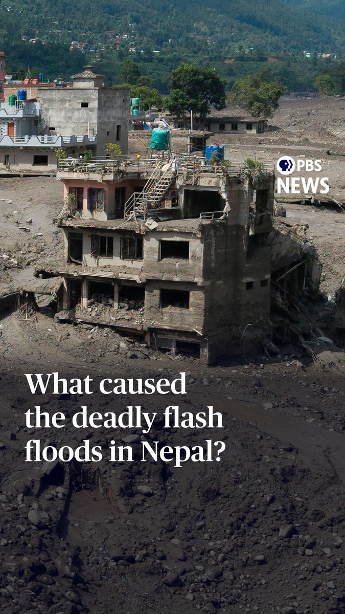 Satellite imagery suggests a massive ice chunk breaking off a high-altitude glacier may have set off a chain reaction that unleashed torrents of water to flood areas of northern Nepal and southern Tibet on Wednesday. “That sudden slippage released the equivalent amount of energy as detonating 950 tons of TNT explosive,” Matthew Cappucci (Matthew Cappucci) of My Radar explained to PBS News. The avalanche-like phenomenon — which did not appear to be linked to seismic activity — likely caused water from a glacial lake to surge into multiple river valleys in the region. At least 353 people were killed in the subsequent flash floods and landslides in the area. Hundreds more are reported missing.