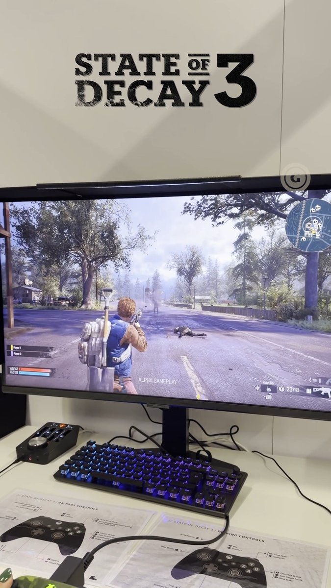 Get a glimpse at gameplay from zombie survival game State of Decay 3 at #Gamescom2026