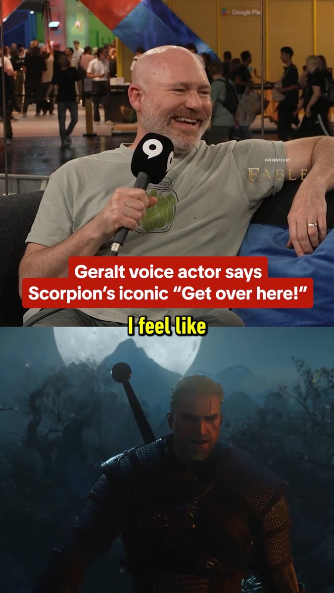 Geralt will be more like Scorpion than ever before, so Doug Cockle gives us a hint of what he'd sound like as the iconic Mortal Kombat fighter. Presented by METRO 2039 and Fable #gamescom2026