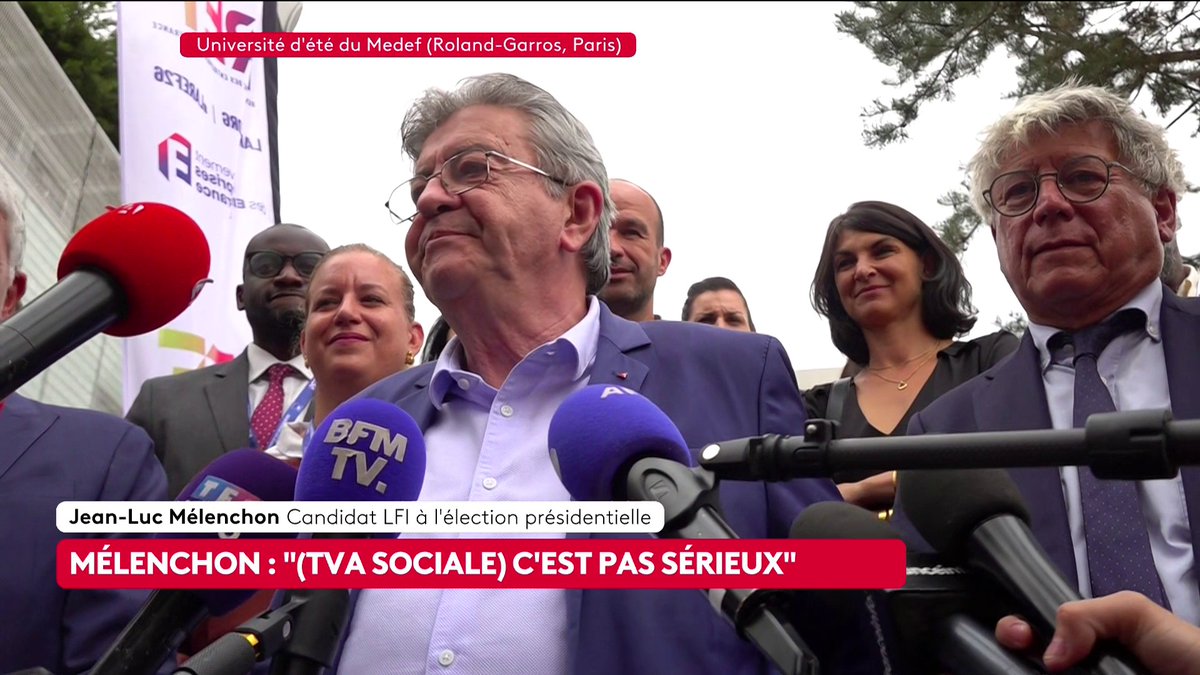 🔴 🗣 Débat du Medef : "Le Rassemblement national, c'est un parti lamentable et il y a des patrons lamentables", estime Jean-Luc Mélechon sur le rapprochement entre certains patrons et le parti d'extrême droite. #canal16 #REF2026