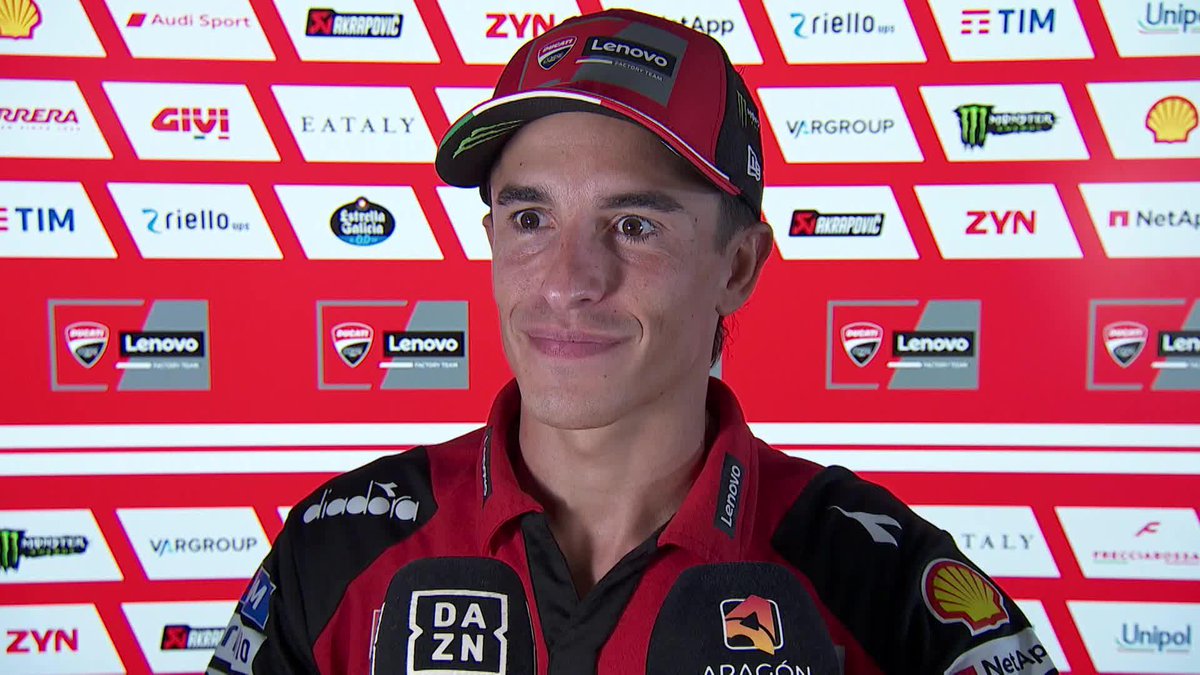 🗣️Marc Márquez: "Hablar del brazo me cansa, es lo que hay. No vendré cada día aquí a hablar de eso" El piloto de Ducatti explica cómo gestiona su hándicap #GPdeAragón 🇪🇸