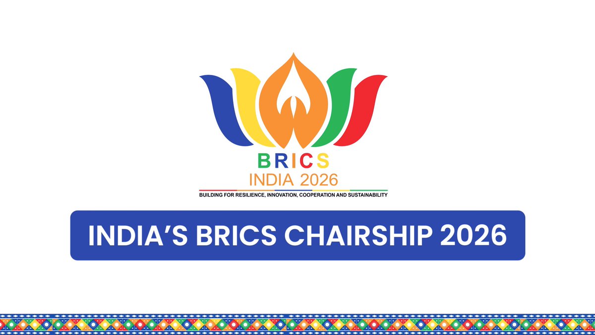 Eight productive months of BRICS engagements under India's Chairship! India hosted a series of meetings to advance BRICS cooperation across four priority pillars: ➡️Resilience ➡️Innovation ➡️Cooperation ➡️Sustainability Randhir Jaiswal | PIB India | MyGovIndia | All India Radio News | DD News #BRICS2026 #BRICSIndia2026 #IndiaBRICSChairship