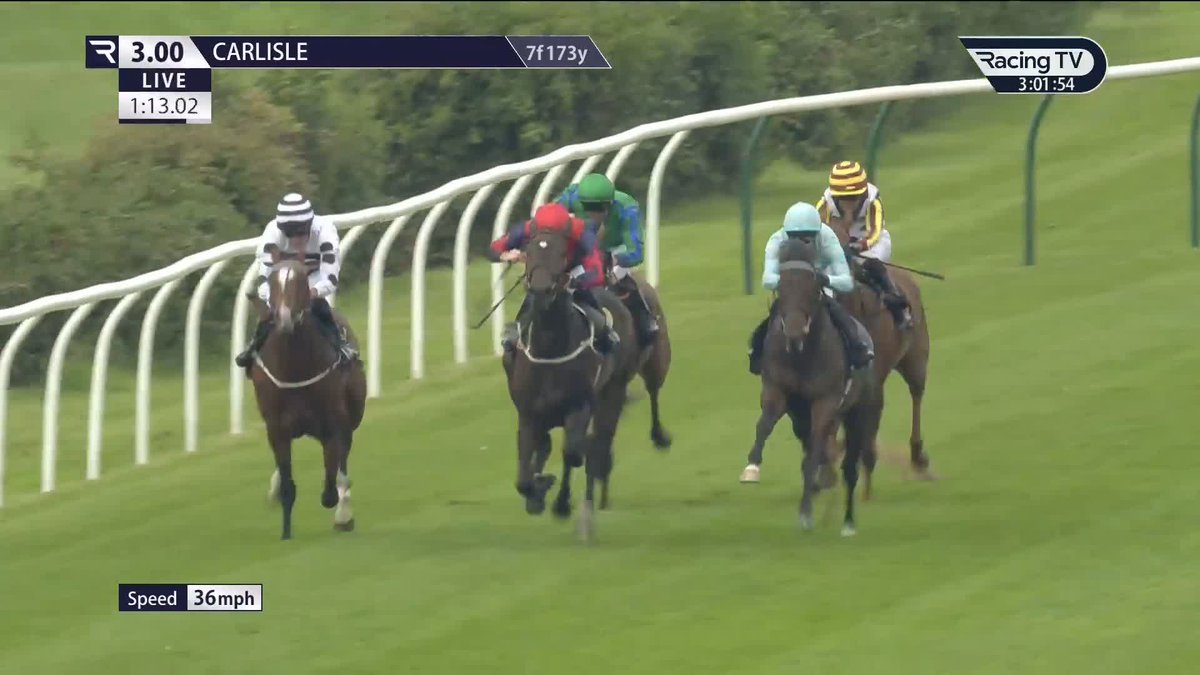 Bincimbal wins nicely to make it two from two in handicaps in the Colin Parker Raceday 1st Nov Nursery, trainer Harry Charlton having success with his sole runner here today and his third from four runners at Carlisle this year 👀